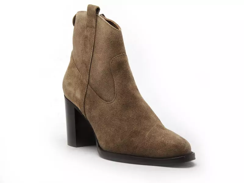 Maroli 8229 Beige Boots et Bottines à Talons Femme