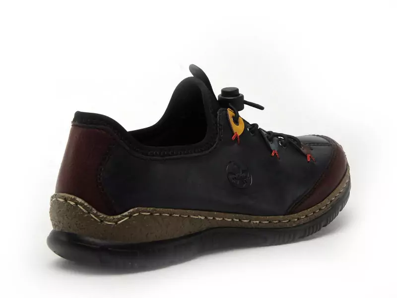 Rieker N3271 Bleu Derbies Femme