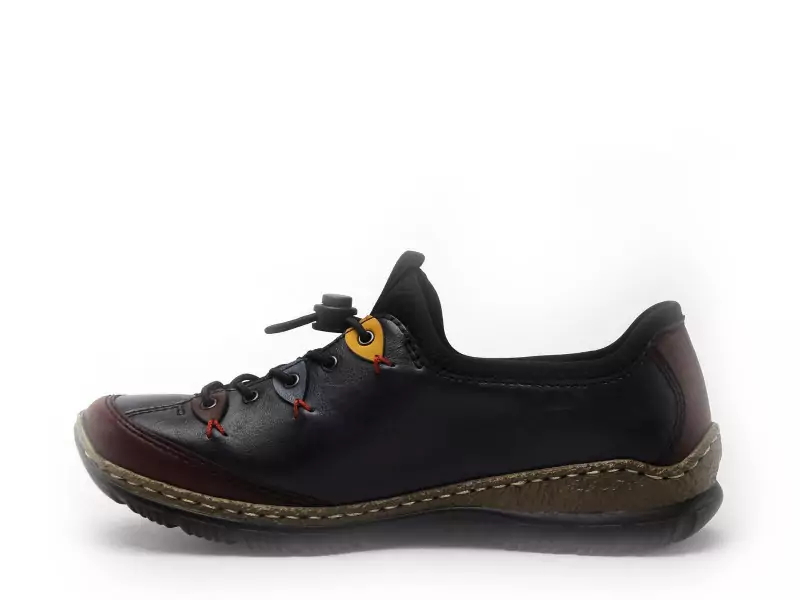 Rieker N3271 Bleu Derbies Femme