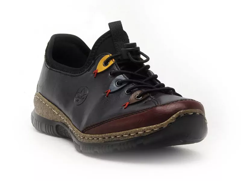 Rieker N3271 Bleu Derbies Femme