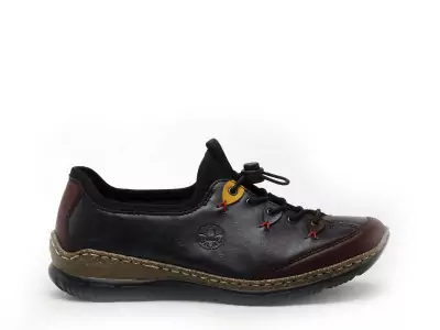 N3271 Bleu Derbies Femme