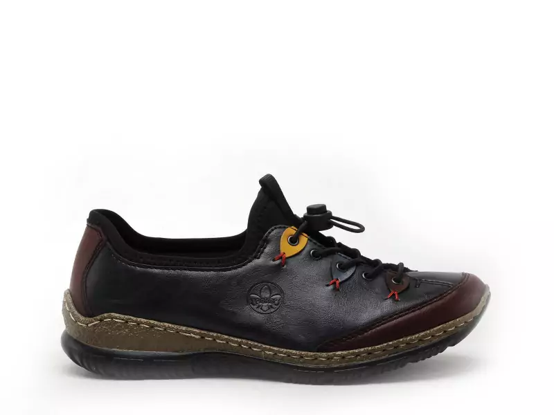 Rieker N3271 Bleu Derbies Femme
