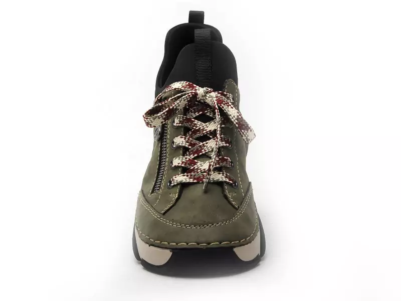 Rieker 45973 Kaki Derbies Femme
