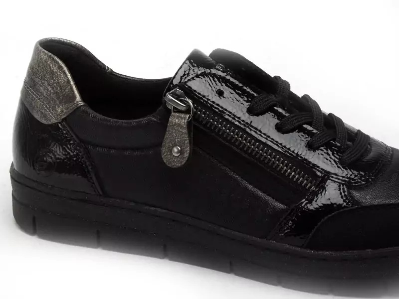 Remonte D5831 Noir Baskets Basses Femme