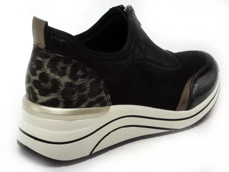 Remonte D0T08 Noir Baskets Basses Femme