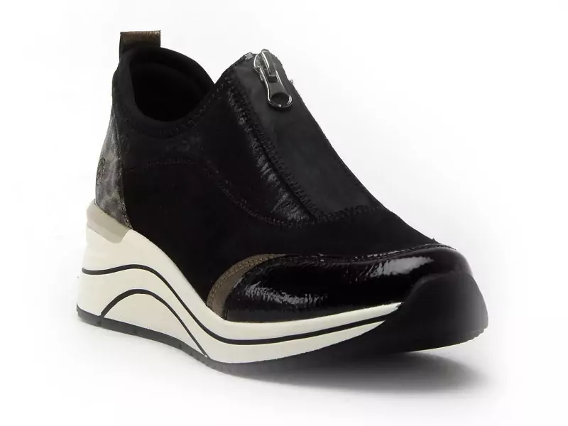 Remonte D0T08 Noir Baskets Basses Femme