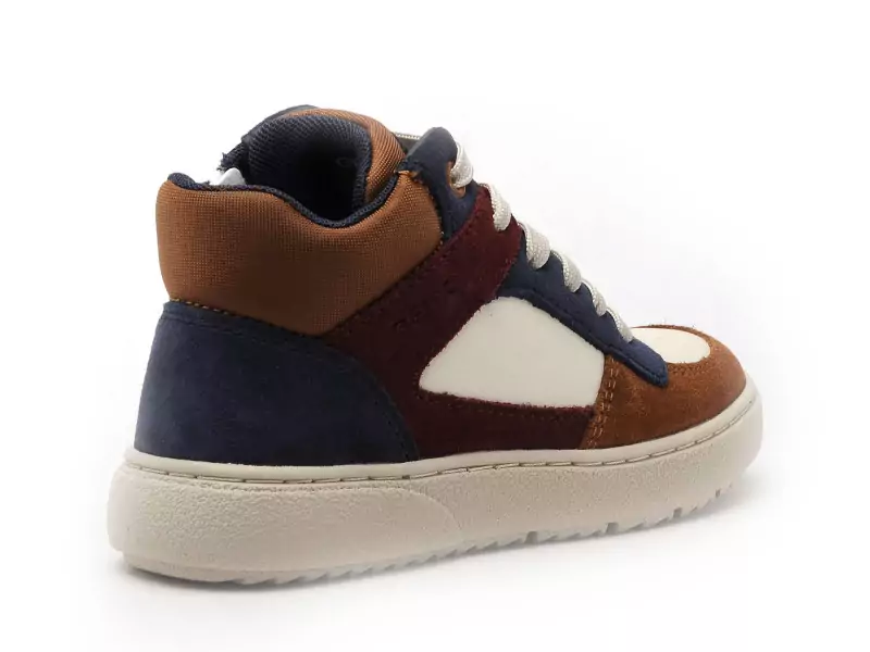 Geox J THELEVEN BOY J46LDC Multicolore Baskets Montantes Garçon