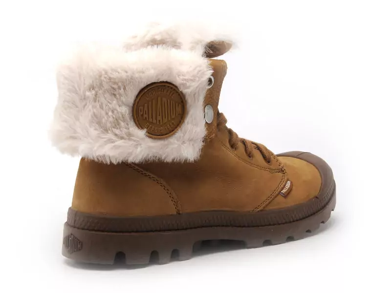 Palladium BAGGY NBK WL Marron Boots et Bottines Plates Femme