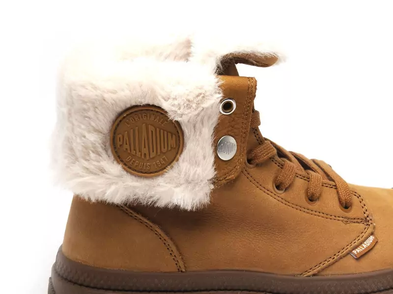 Palladium BAGGY NBK WL Marron Boots et Bottines Plates Femme
