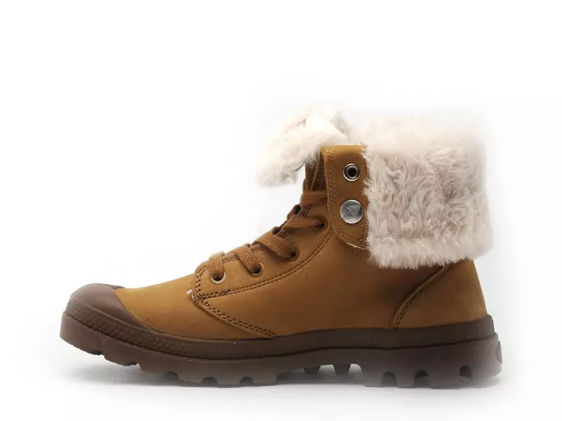 Palladium BAGGY NBK WL Marron Boots et Bottines Plates Femme