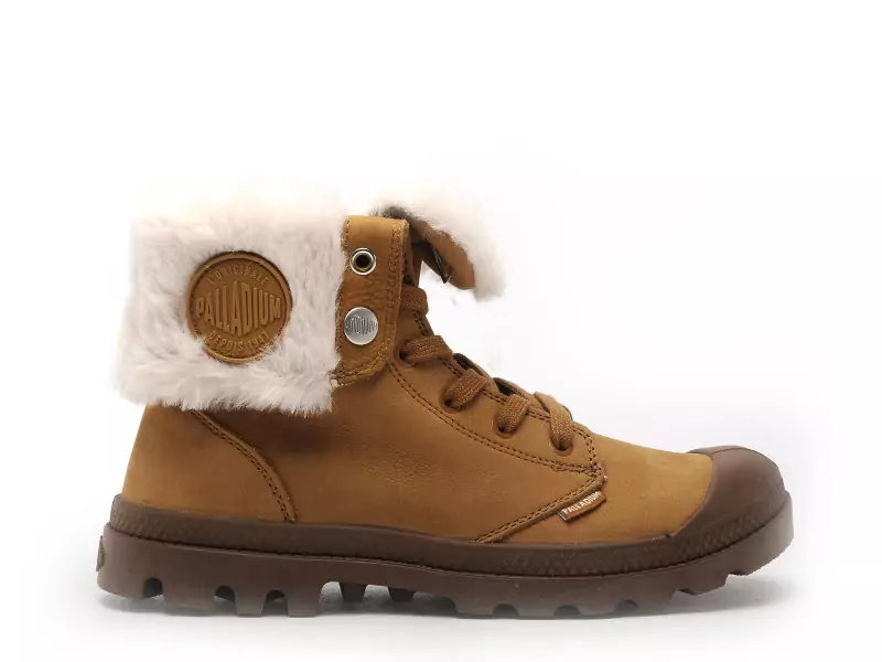 Palladium BAGGY NBK WL Marron Boots et Bottines Plates Femme