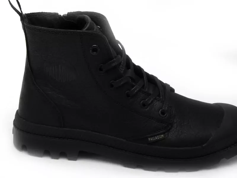 Palladium PAMPA ZIP LEATHERESS Noir Boots et Bottines Homme