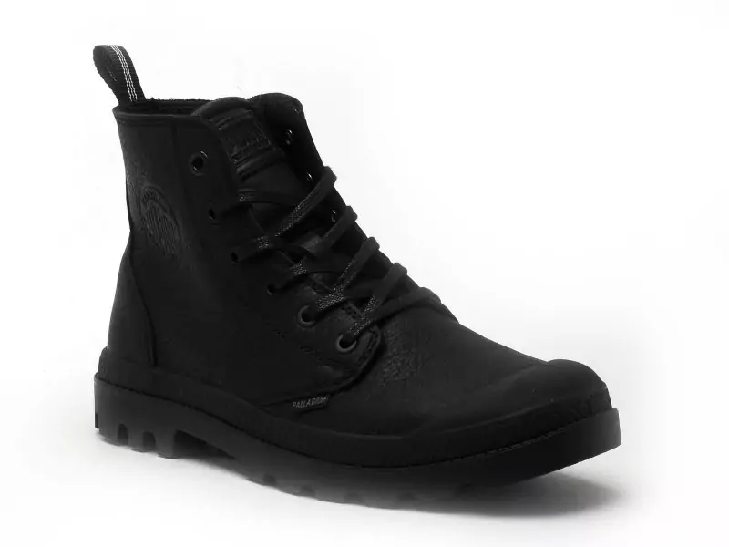 Palladium PAMPA ZIP LEATHERESS Noir Boots et Bottines Homme
