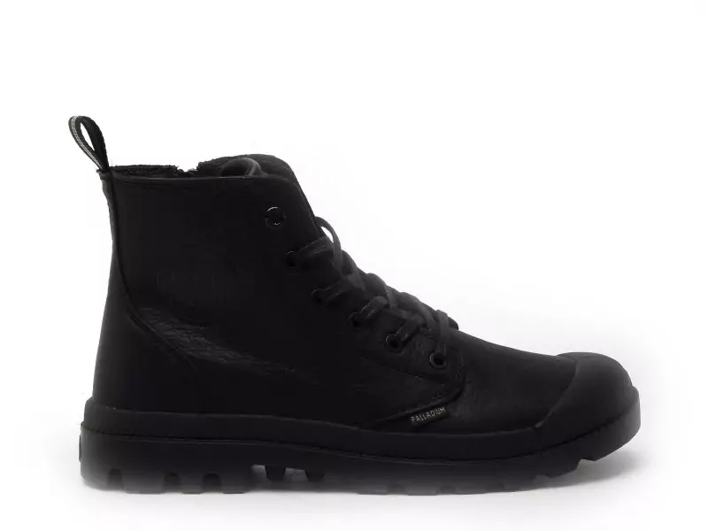 Palladium PAMPA ZIP LEATHERESS Noir Boots et Bottines Homme