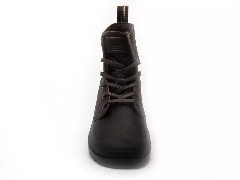 Palladium PAMPA ZIP LEATHERESS Marron Boots et Bottines Homme
