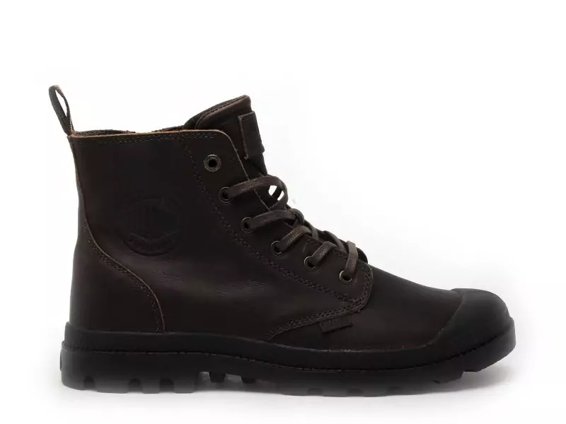 Palladium PAMPA ZIP LEATHERESS Marron Boots et Bottines Homme