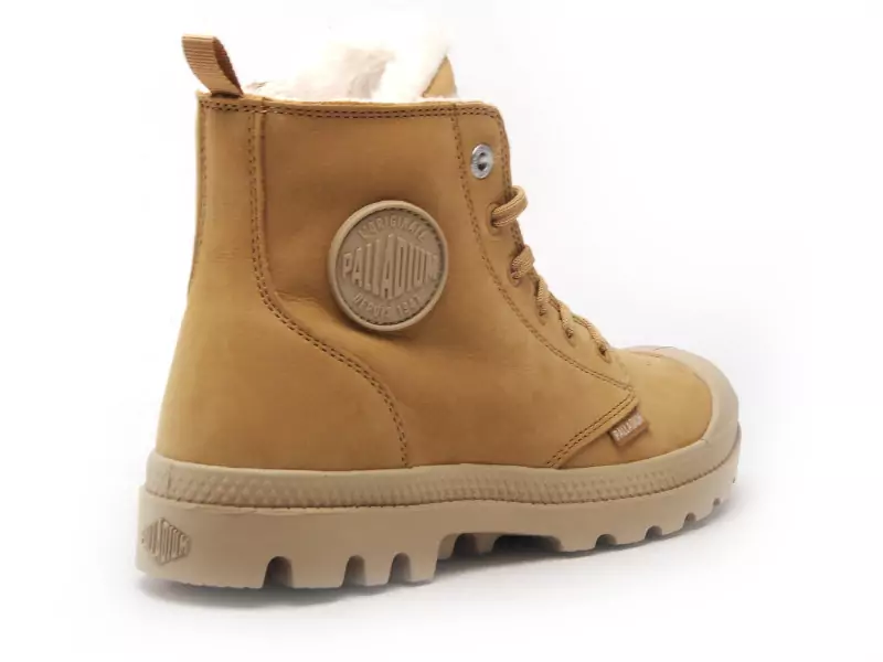 Palladium PAMPA HI ZIP WL Marron Boots et Bottines Plates Femme