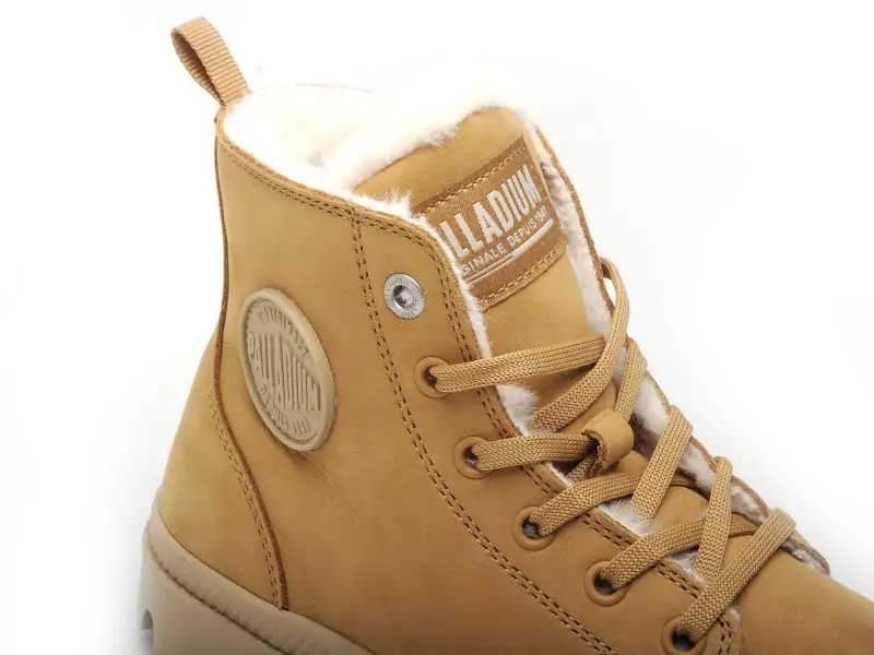 Palladium PAMPA HI ZIP WL Marron Boots et Bottines Plates Femme