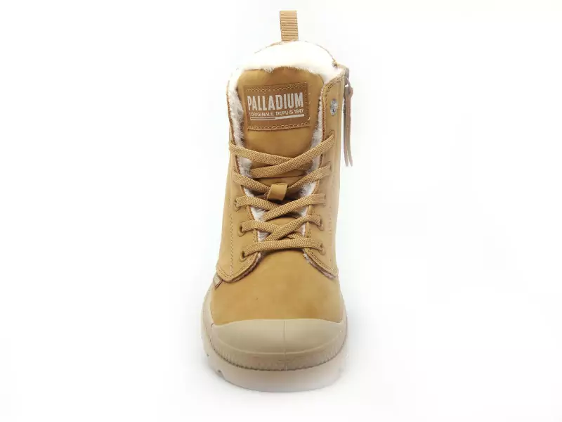 Palladium PAMPA HI ZIP WL Marron Boots et Bottines Plates Femme