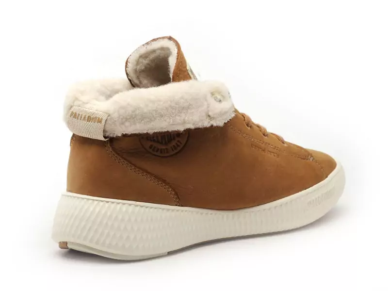 Palladium PALLANOVA CHUKKA WL DEAR Beige Basket Montante Femme