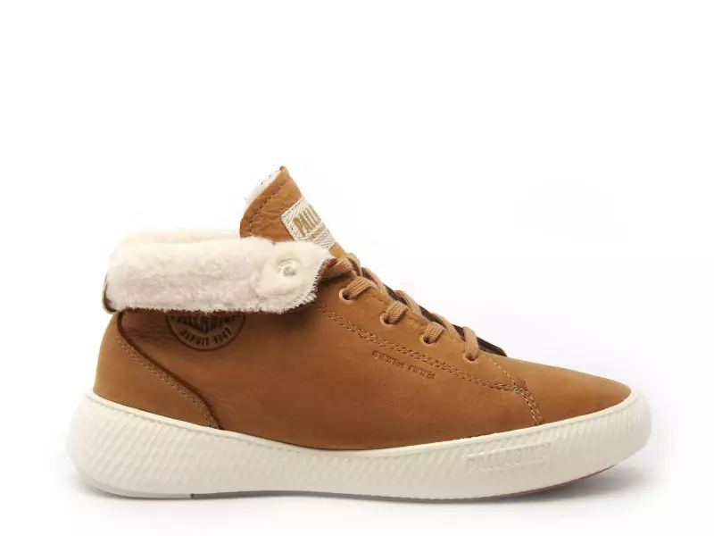 Palladium PALLANOVA CHUKKA WL DEAR Beige Basket Montante Femme
