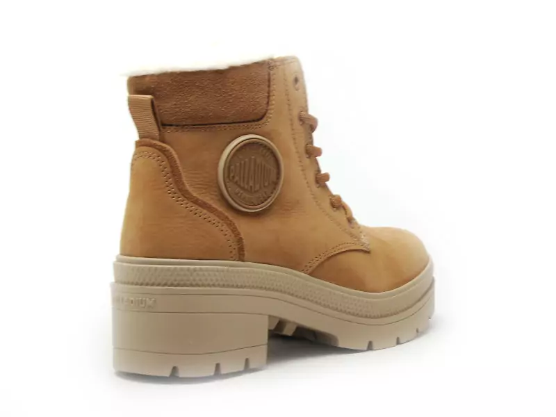 Palladium PALLARISE NBK WL DEAR Marron Boots et Bottines à Talons Femme