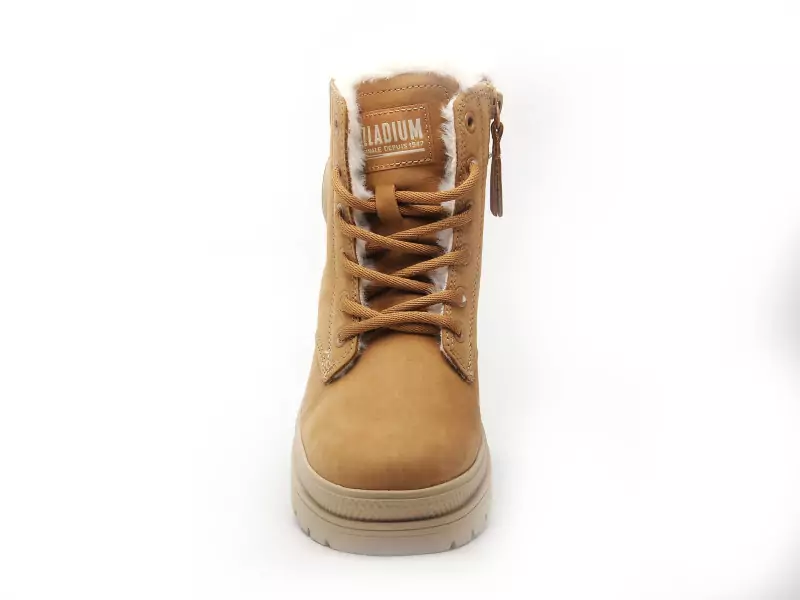 Palladium PALLARISE NBK WL DEAR Marron Boots et Bottines à Talons Femme