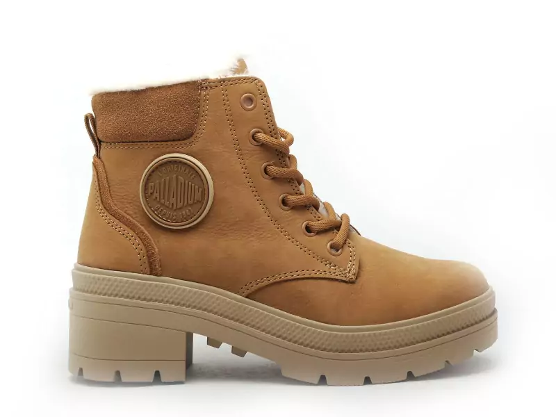 Palladium PALLARISE NBK WL DEAR Marron Boots et Bottines à Talons Femme