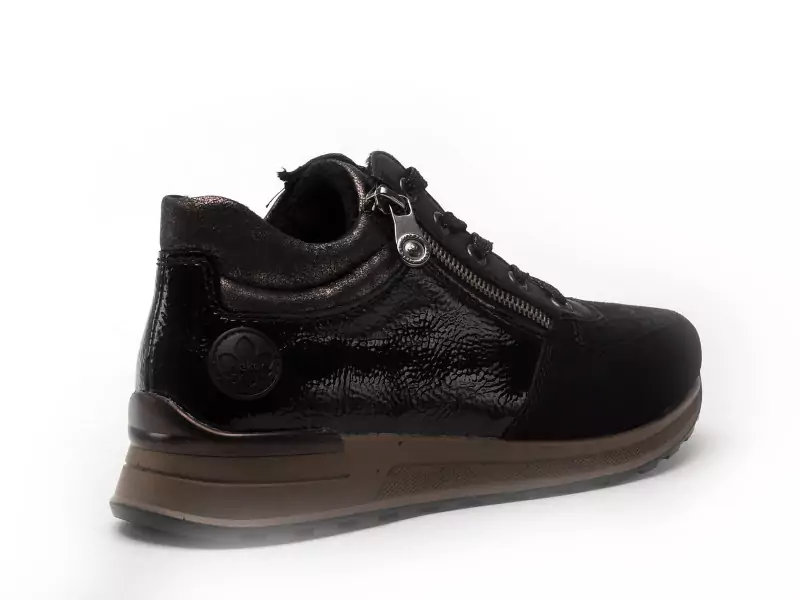 Rieker N1407 Noir Baskets Basses Femme