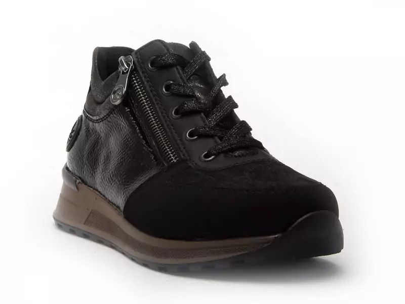 Rieker N1407 Noir Baskets Basses Femme