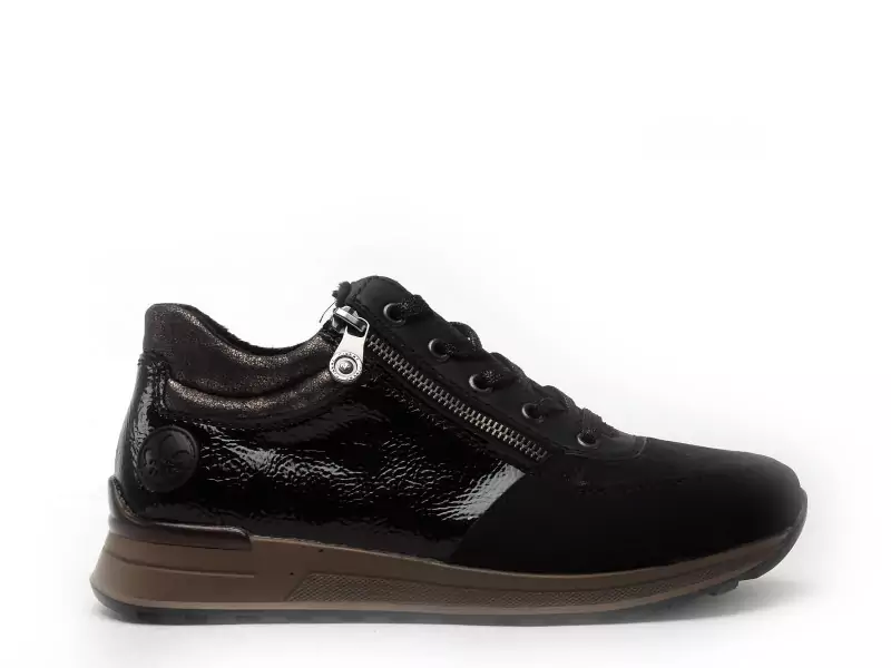 Rieker N1407 Noir Baskets Basses Femme
