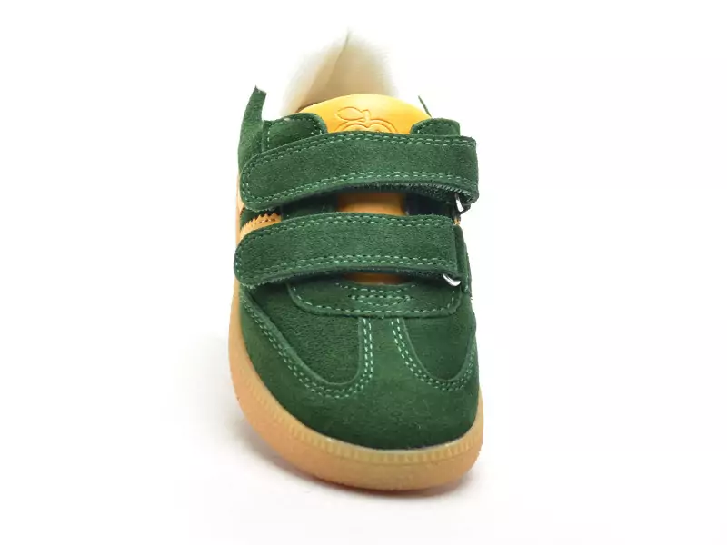 Shoo Pom YUZU LO SCRATCH Vert Baskets Basses Garçon