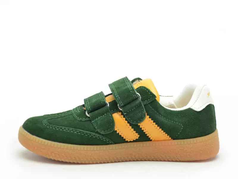 Shoo Pom YUZU LO SCRATCH Vert Baskets Basses Garçon