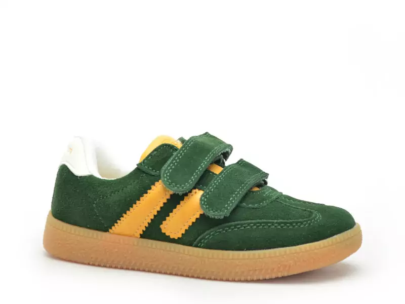 Shoo Pom YUZU LO SCRATCH Vert Baskets Basses Garçon