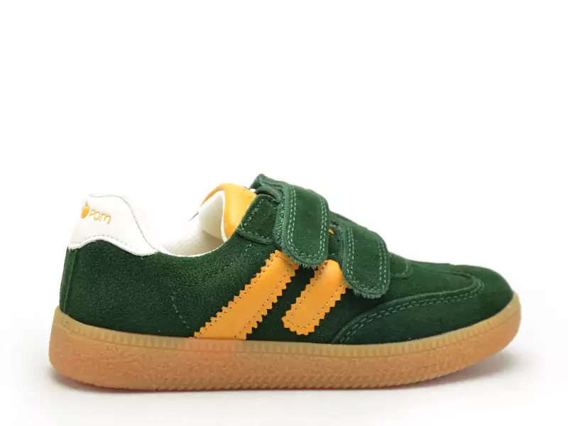 Shoo Pom YUZU LO SCRATCH Vert Baskets Basses Garçon