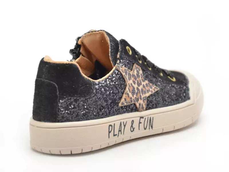Bopy SABA Noir Baskets Basses Fille