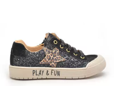 SABA Noir Baskets Basses Fille