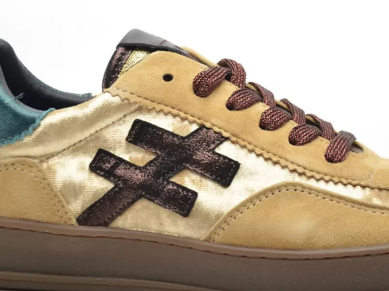 Another Trend A032 Jaune Baskets Basses Femme