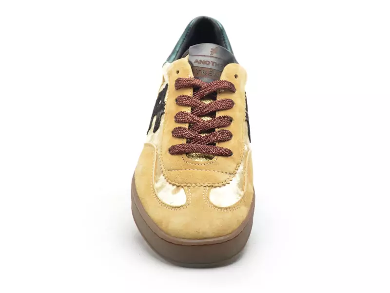 Another Trend A032 Jaune Baskets Basses Femme