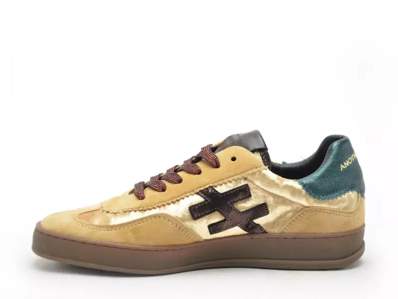 Another Trend A032 Jaune Baskets Basses Femme