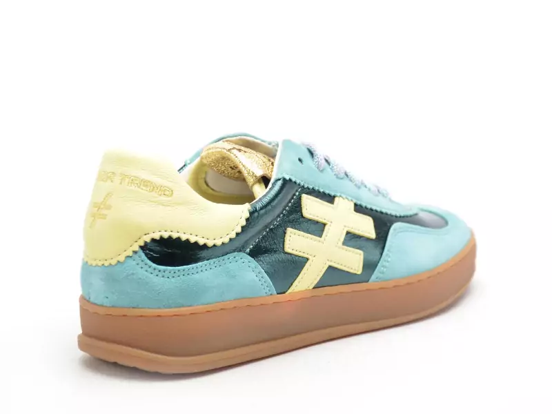 Another Trend A032 Vert Baskets Basses Femme