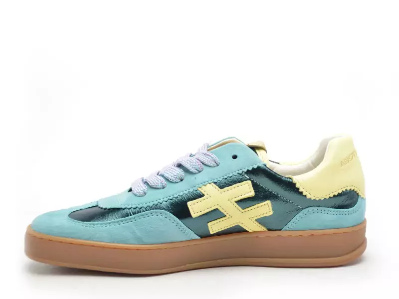 Another Trend A032 Vert Baskets Basses Femme