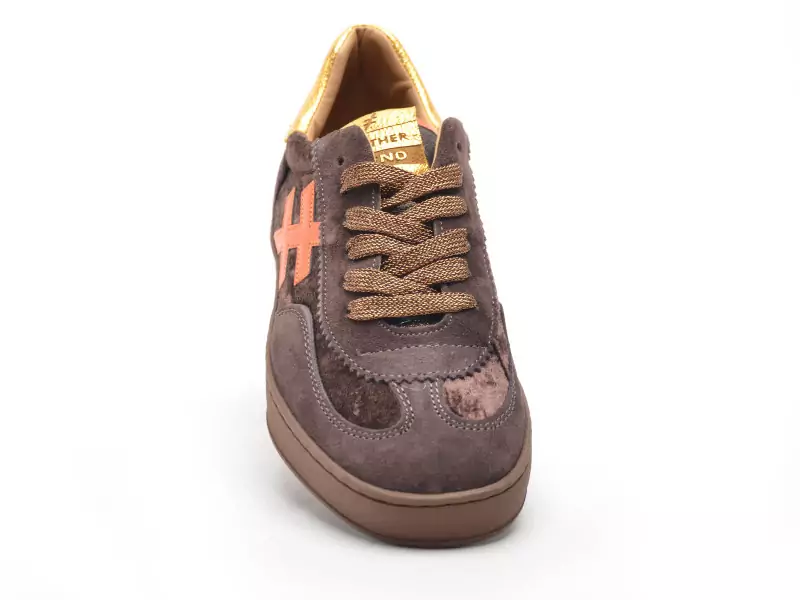 Another Trend A032 Marron Baskets Basses Femme