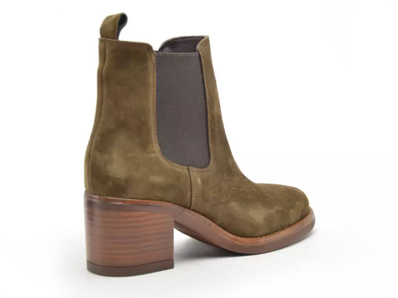 Alpe 5531 Kaki Boots et Bottines à Talons Femme