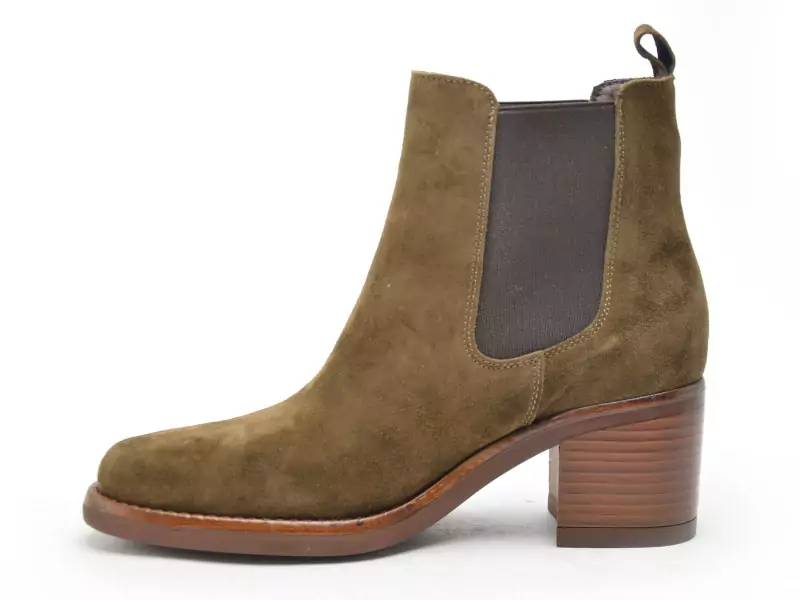 Alpe 5531 Kaki Boots et Bottines à Talons Femme