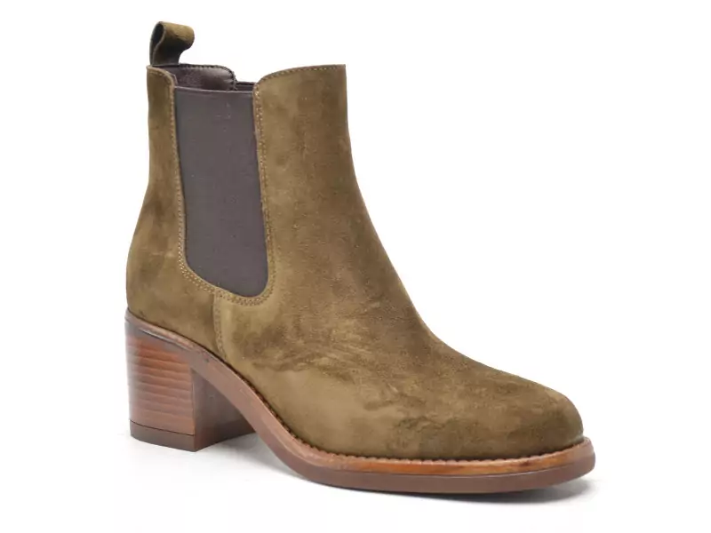 Alpe 5531 Kaki Boots et Bottines à Talons Femme