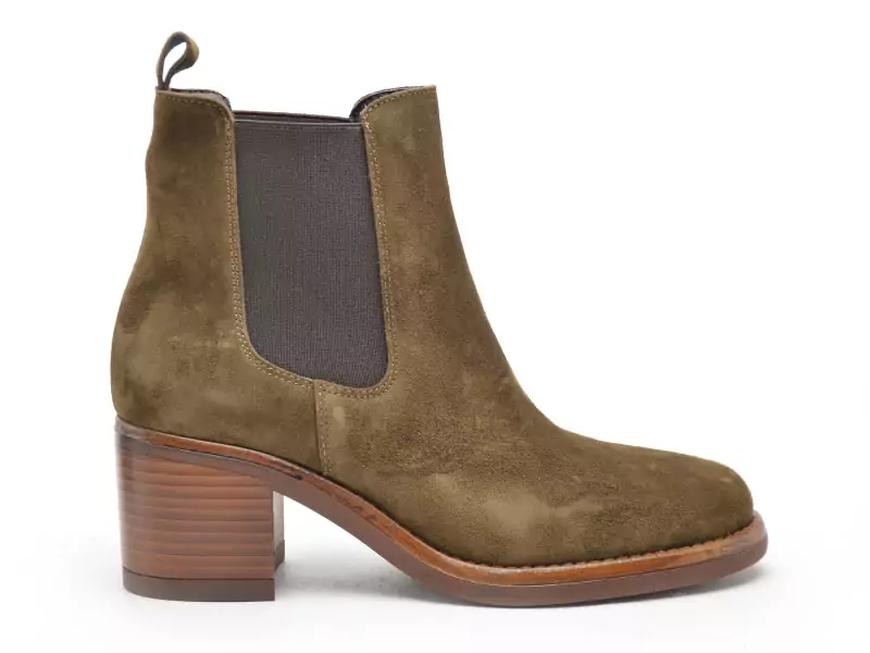 Alpe 5531 Kaki Boots et Bottines à Talons Femme