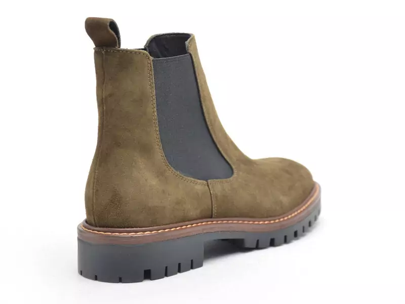 Alpe 2609 Kaki Boots et Bottines Plates Femme