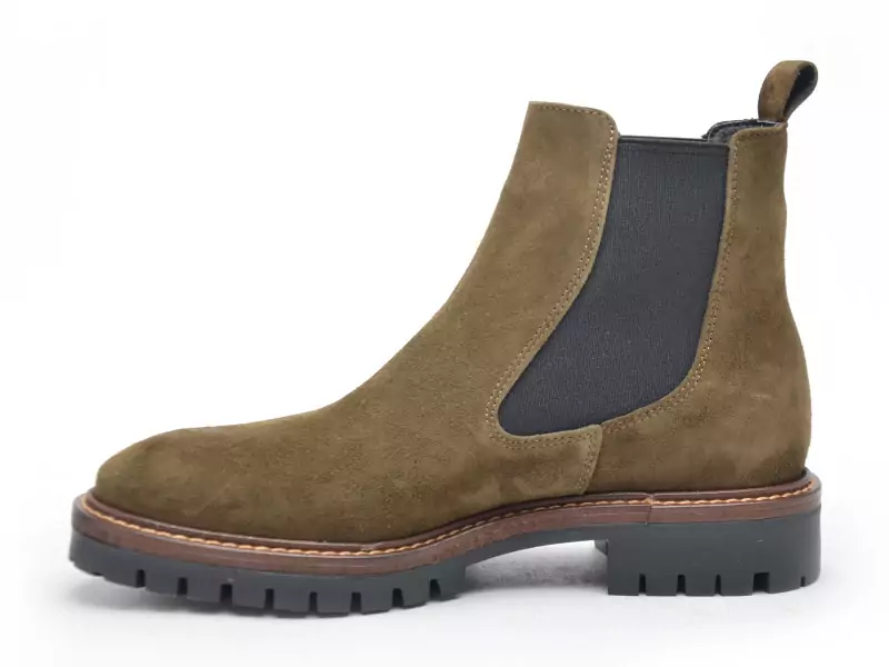 Alpe 2609 Kaki Boots et Bottines Plates Femme