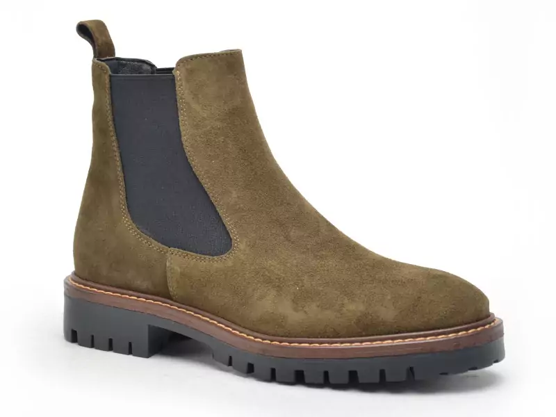 Alpe 2609 Kaki Boots et Bottines Plates Femme